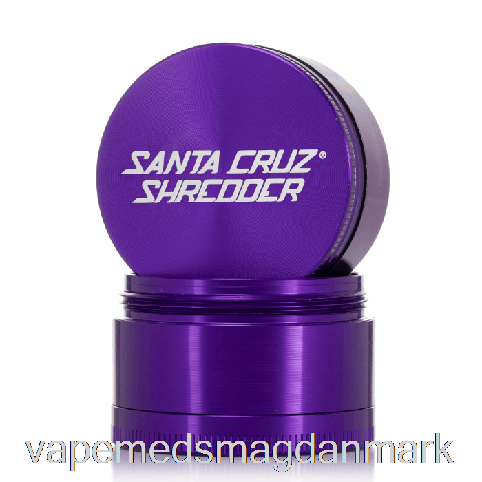 Vape Med Smag Santa Cruz Shredder 2,2 Tommer Medium 4-delt Kværn Lilla (53 Mm)